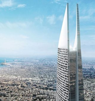 Illustration for article titled Someone wants to build a futuristic version of Sauron's tower in Africa